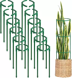 24Pcs Plant Support Stakes, Half round Plant Stakes for Indoor Plants, Stackable - Picture 1 of 6