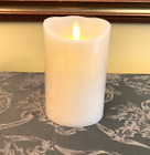 One (1) NIB LUMINARA 5" Flameless Ivory Candle with remote.. Four available