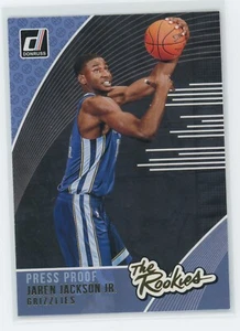 JAREN JACKSON JR. 2018-19 PANINI DONRUSS THE ROOKIES GOLD PRESS PROOF GRIZZLIES - Picture 1 of 2