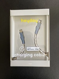 Heyday USB-C Braided Cable For Apple - 6ft, Cream/Gold - Picture 1 of 2