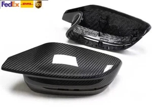 Replace For BMW M2 G87 M3 G80 M4 G82 G83 2021+ Mirror Cover Cap Dry Carbon Fiber - Foto 1 di 7
