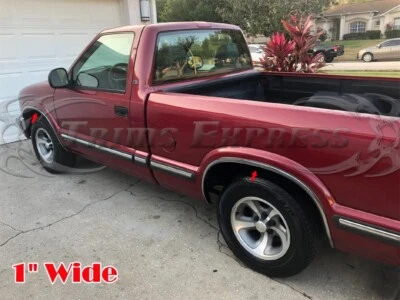 for:1994-2004 Chevy S-10 Pickup 2Dr /Blazer/Jimmy Wheel Well Fender Trim 1" - Image 1 of 4