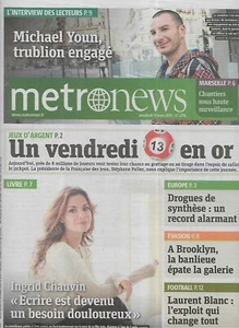 METRO NEWS Nr. 2756 13.03.2015 Ingrid Chauvin/ Michael Youn/ Brooklyn/ L.Blanc - Bild 1 von 2
