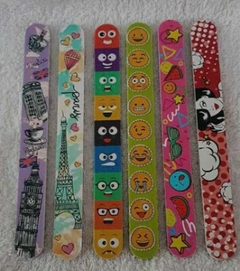 Printed Emery Board Nail Files Double Sided 6 Cityscape and Other Designs - Picture 1 of 7