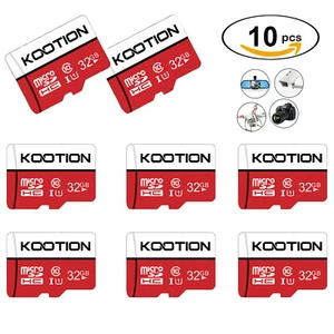 10X Memory TF Card Micro SD Card 32GB High Speed Class10 Fast Flash For Camera - Picture 1 of 11
