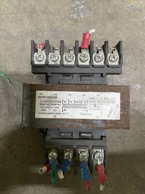 1) Square D 9070T100D109 Control Transformer, 0.1kVA, 50/60Hz - Image 1 of 3