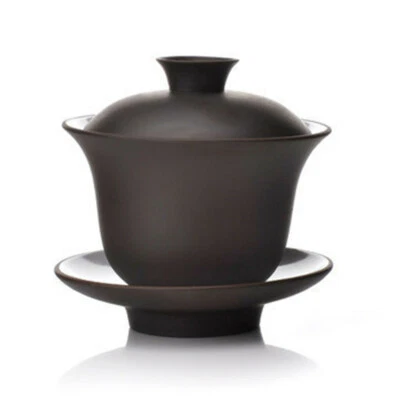 Yixing Zisha Porcelain Cover Bowl Tea Cup Kung Fu Tea Set Bowl 120ml - Image 1 of 3
