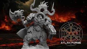 Dragon Inferno Captain 32mm wargame fantasy miniature dnd wargaming miniature - Picture 1 of 4