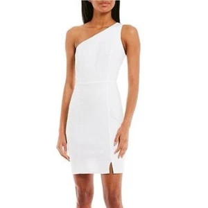 GB Gianni Bini White One Shoulder Dress Size 9 - Picture 1 of 12