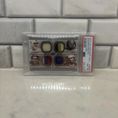 🚨🔥2010 Upper Deck Exquisite Quad Patch MANNING/MANNING/BREES/ROMO 12/15 RARE!! - Image 1 of 3