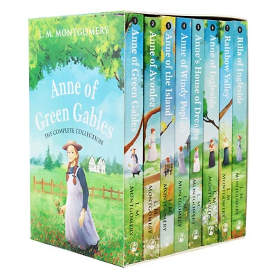 Anne of Green Gables The Complete 8 Books Paperback Set By L.M. Montgomery - Imagem 1 de 4