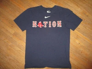 CAMISETA BOSTON RED SOX NATION Nike MLB Licencia Azul PEQUEÑA - Imagen 1 de 3