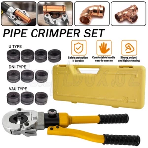 Copper Pex-Al-Pex stainless Pipe Crimper tube B Press Plumbing Fitting Crimping - Picture 1 of 16