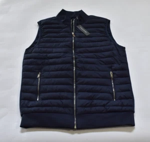Tahari Men's Vest Blue Size M New w Tags Insulated, Pockets - Picture 1 of 2