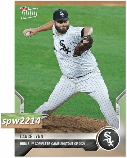 2021 Topps Now Lance Lynn #54 - Image 1 of 1