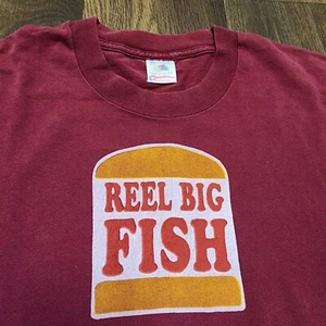 Vintage 90s Reel Big Fish Burger King Parody T-Shirt XL Warped Tour Ska Punk RBF - Picture 1 of 5