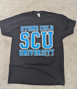 Stone Cold Steve Austin Large L WWF WWE Black Vintage Shirt New Delta Titan 1998 - Picture 1 of 13