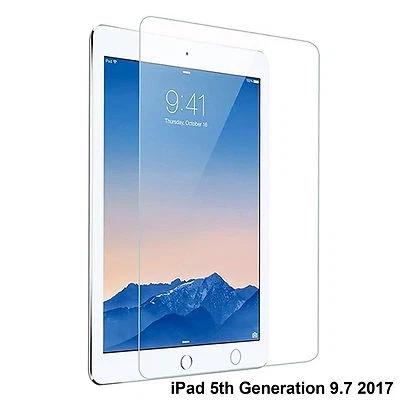 Full Anti-scratch film for Apple iPad 5 screen protector 9.7 5th Generation 2017 - Image 1 of 2