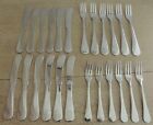DANSK 18/10 SILHOUETTE Stainless Flatware 24 Pc. HORS D'OEUVRES SET Modern Lines