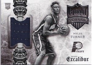2015-16 Panini Excalibur Knight School Jerseys #18 Myles Turner