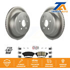Rear Coated Disc Brake Rotors And Ceramic Pads Kit For Lexus Is250 Is350