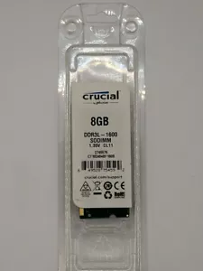 CRUCIAL 8GB DDR3L 1600 PC3-12800 Laptop SODIMM 204-Pin Memory RAM DDR3 1x 8G - Picture 1 of 4