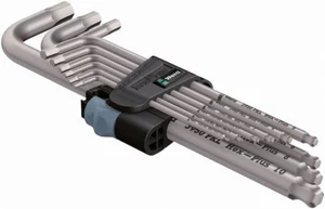 BRAND NEW Wera 3950 PKL/9 Stainless Steel Metric Hex Plus 9 Piece Allen Key Set - Picture 1 of 2