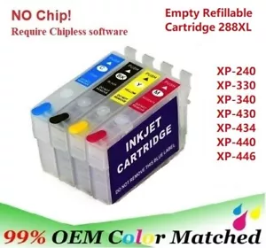 288XL NO Chip Non OEM Refillable Cartridge for XP-340 XP-430 XP-434 XP-440 446 - Picture 1 of 1