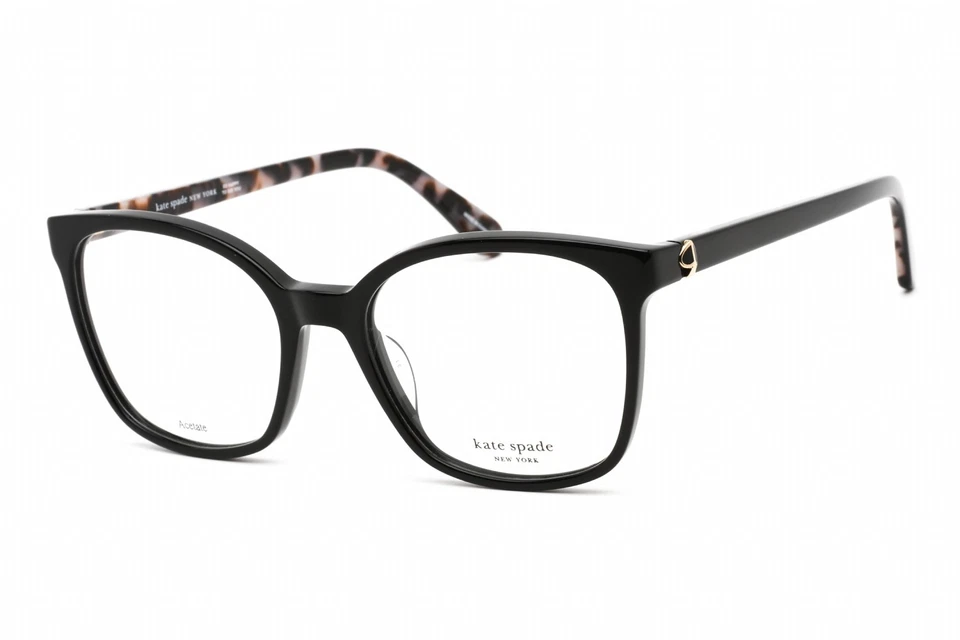 Kate Spade Maci Eyeglasses RX Women Black Square 52mm & Authentic