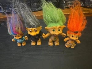 Vintage Russ Troll Doll Lot Of 4 - Picture 1 of 5