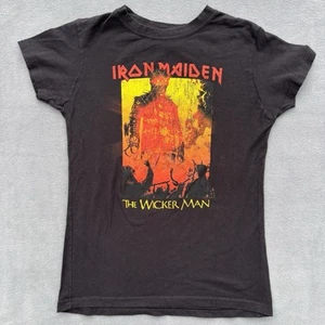 Iron Maiden THE WICKER MAN Womens Junior Size M T-Shirt Licensed & Official 2018 - Picture 1 of 11