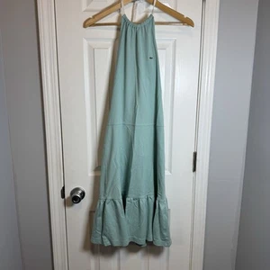 Lacoste Neckholderkleid meerblau Stretch Größe 36 - Bild 1 von 6