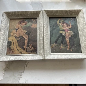 Cyndey Grossman Art 50s Mcm Wall Decor Ballerina- Read - Picture 1 of 10