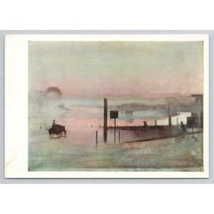Victor Pasmore The Quiet River Thames at Chiswick Art Print 1943-4 Postcard - Picture 1 of 2