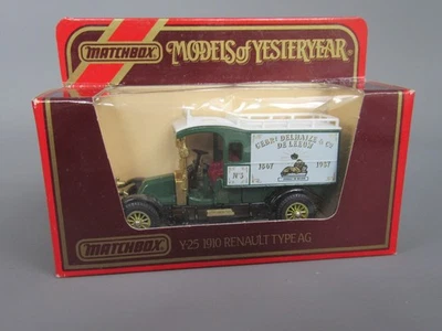 C977 Matchbox Y-25 Renault Art Ag 1910 Delhaize Transporter IN Schachtel Vintage - Bild 1 von 4