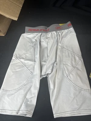 NOS Rawlings. Baseball Sliding Shorts Sz Men’s Medium White - Image 1 of 2