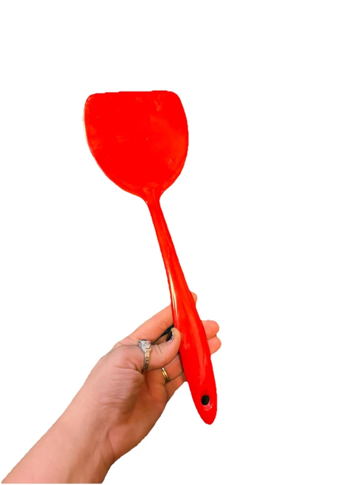 Vintage Red Melamine Large Spatula Turner Heat Resistant 240°F Kitchen Utensil - Image 1 of 4