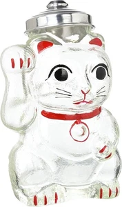 maneki neko Made in Japan Konfekt Flasche Glas Bonbonglas - Bild 1 von 2
