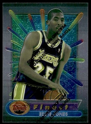 Tarjeta de novato Eddie Jones 1994-95 Finest #323 radiocontrol Foto 1 de 2