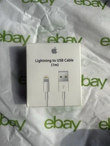Original Apple Lightning USB Kabel 3,3 Fuß (1 m) für iPhone X, 12, 13, 14, PRO MAX - Bild 1 von 2