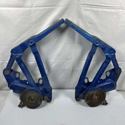 Dodge Ram 1500 1994-2001 capó bisagras par conjunto resortes azul 2500 3500 OEM Foto 1 de 4