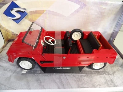RARE SOLIDO 1:18 Citroen Mehari MK1 Rouge Hopi 1970 red - 421183090 - Image 1 of 4