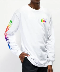 HUF Men's L/S Shirt AURA - White - Large - NWT - Picture 1 of 1