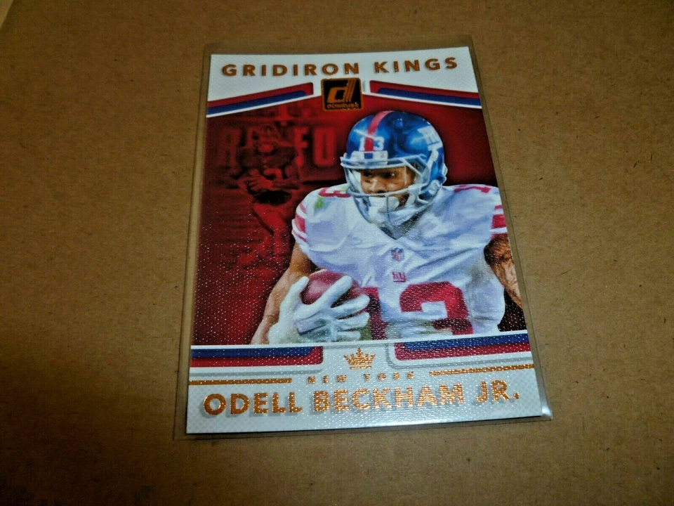 2017 Panini Donruss All Time Gridiron Kings Odell Beckham Jr New York Giants #8 - Image 1 of 1