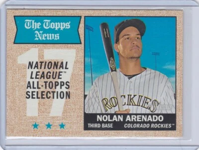 2017 Topps Heritage #373 Nolan Arenado Free Shipping! - Image 1 of 2