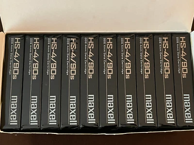 Maxell HS-4/90s 4mm Data Cartridge Tape for DDS/DAT New box of 10 - Image 1 of 3