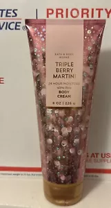 NEW Triple Berry Martini 8 oz Body Cream Bath & Body Works - Picture 1 of 2