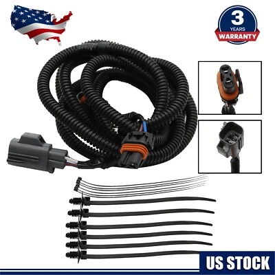 Arnés de cableado de puente de luz antiniebla para 10-18 RAM 2500 3500 4500 68046303AC Foto 1 de 4