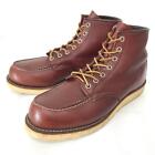 Red Wing 9104 Mock Toe Lace-Up Work Boots Men's Us-8.5D  Brown Leather Setter