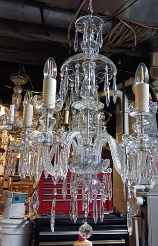 Antique crystal chandelier Cover